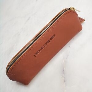 PLG Portland Leather Goods Little Zip Pouch MB Exclusive Mini Sidekick Honey